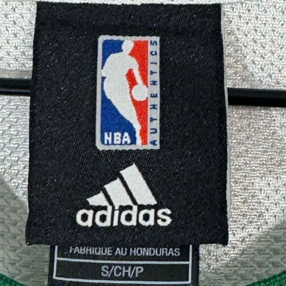 Adidas NBA Boston Celtics Kevin Garnett #5 Jersey White Green S VTG Authentic - Picture 6 of 8